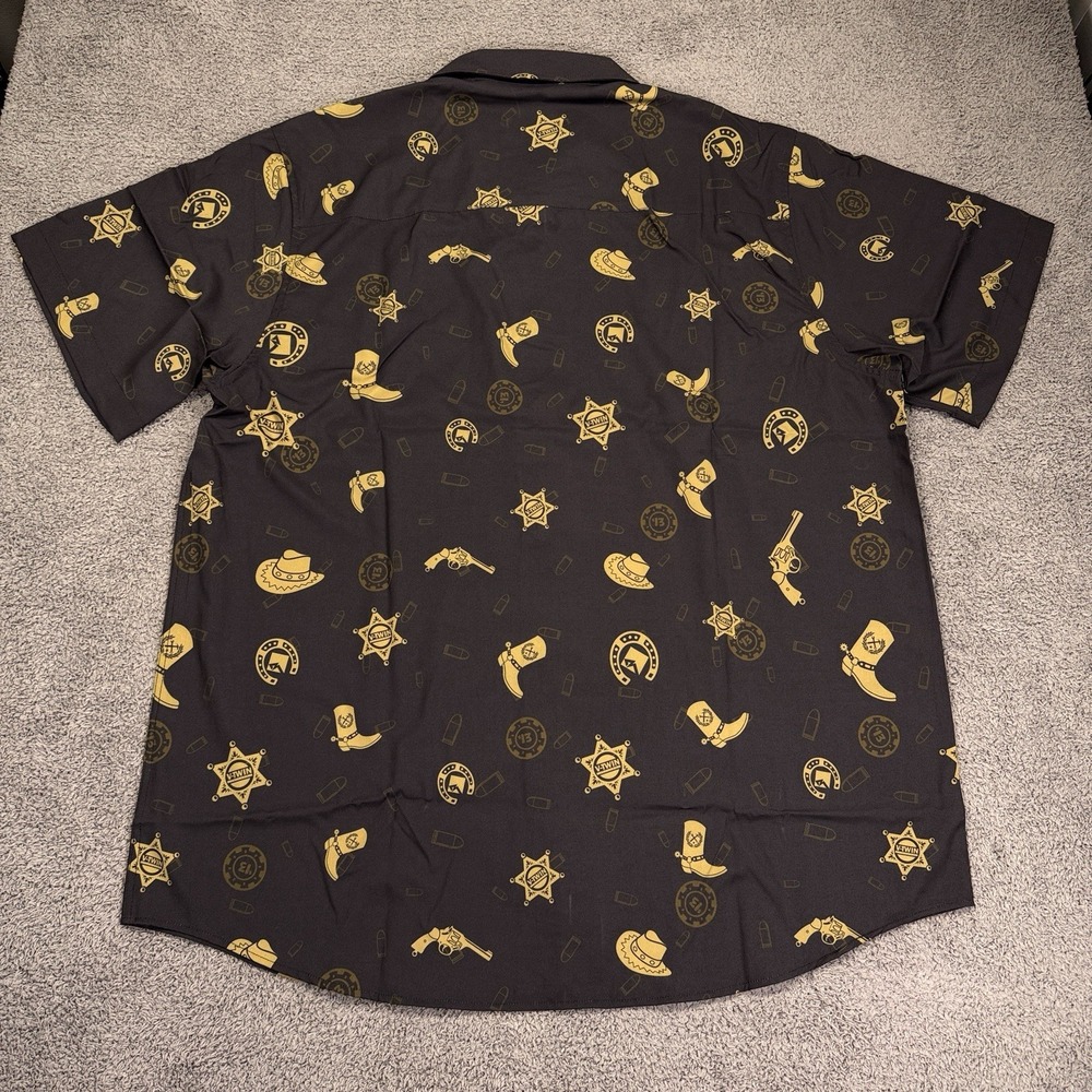 Dixxon Flannel V Twin 1876 Shirt Men Extra Large Black Limited Edition Western - Picture 7 of 8